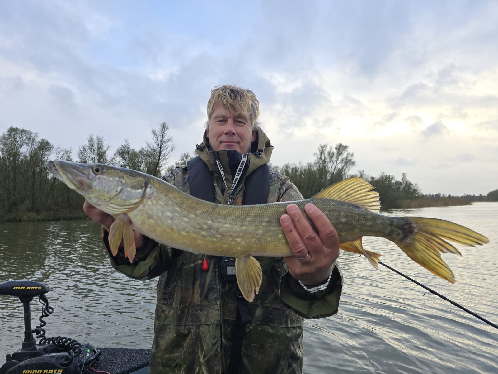 snoek gevangen met twitchbait in de biesbosch