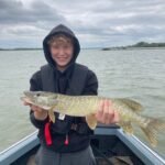 Sem pakt een mooie snoek in de Biesbosch met Fishmeister